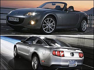 Taking a look at sporty cars in the low $20k range is even more unflattering to the CR-Z. The Mazda Miata starts in that ballpark and it’s a true sports car, weighing in a few hundred pounds under Honda’s hybrid pretender and boasting all of 167 horsepower. A few sporty coupes in that price range embarrass the CR-Z both in terms of performance, but also utility. Take your pick of the base model Ford Mustang or Chevy Camaro and you can have well over twice the horsepower, plus a back seat. When similarly equipped, the CR-Z may undercut the pair of pony cars on price, but not by much. Research the 2011 Honda CR-Z2011 Honda CR-Z Photos2011 Honda CR-Z Available Trims2011 Honda CR-Z Pricing & Quotes