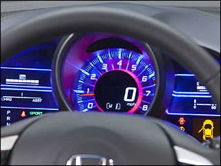 Behind the wheel, the CR-Z offers three distinct driving modes: economy, normal and sport. Economy is designed to maximize fuel efficiency by curtailing throttle response, limiting the air conditioning system, and aggressively cutting the engine at idle. When compared to normal mode, the effect on driving is as subtle as sport is dramatic. It’s this mode that gives the CR-Z what bona fides it can claim. Sport mode makes the electric assist feel sort of like a supercharger, providing extra power at even slight throttle angles, and ramping up that power as rapidly as you can depress the accelerator.Research the 2011 Honda CR-Z2011 Honda CR-Z Photos2011 Honda CR-Z Available Trims2011 Honda CR-Z Pricing & Quotes