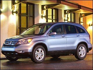The Honda CR-V has long been a favorite for parents and now for 2010 it's even better. The 2.4-liter engine now has 14 more horsepower, yet also has improved fuel economy. Big Kids will like the reclining rear seats and large storage compartments for holding all their loot. Safety is key too, with six airbags, standard stability control and a Top Safety Pick from the Insurance Institute of Highway Safety. For added security, there's a backup camera and four-wheel-drive available.Research the Honda CR-VHonda CR-V OverviewHonda CR-V PicturesFree Honda CR-V Price Quote