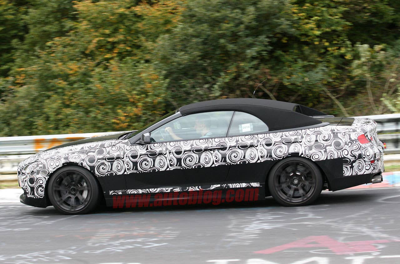 BMW M6 Convertible spy shots