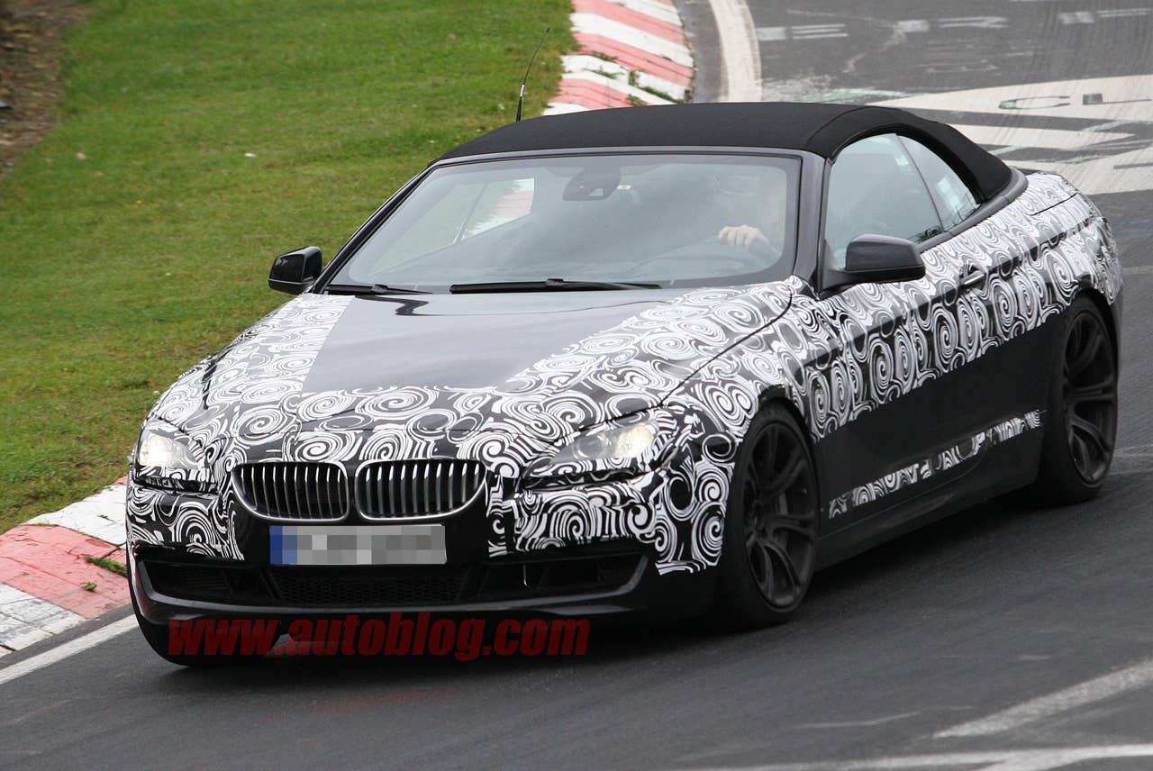 BMW M6 Convertible spy shots