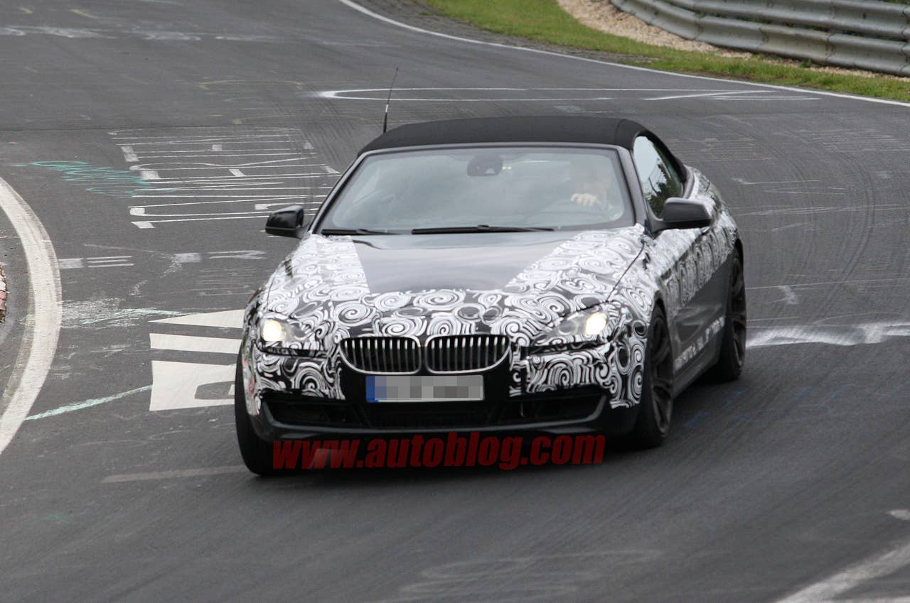 BMW M6 Convertible spy shots