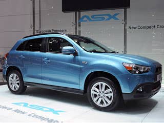 The four-wheel-drive ASX will show up in America later this year as the Outlander Sport, powered by a 2.0-liter gasoline four-cylinder borrowed from the Lancer. That combination should return about 30 miles per gallon. The ASX also signals a new focus for Mitsubishi, taking the automaker away from its conventional SUVs to being "a manufacturer of non-mainstream environmentally friendly passenger cars & crossovers, retaining a presence in the 'authentic off-roader' sector." Read MoreDetroit Auto ShowLA Auto ShowPorsche 918 Hybrid ConceptMitsubishi ASX Photos