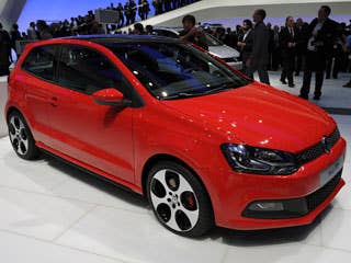 Volkswagen doesn't sell the Polo model in the United States...yet. The German automaker has said there is a possibility that it will in the future. For now, we can only discuss the merits of this terrific subcompact, shown in Geneva in sporty GTI form for the first time. The Polo GTI is powered by a 178-horsepower turbocharged and supercharged 1.4-liter four-cylinder engine. VW will begin producing the Polo in North America soon, so we might just get this little hatch in the U.S. yet.Read MoreDetroit Auto ShowLA Auto ShowPorsche 918 Hybrid ConceptVW Polo GTI Photos