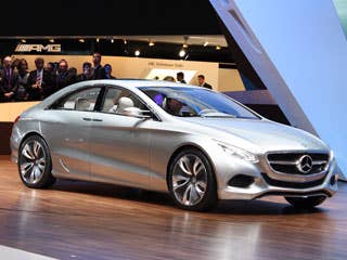 Mercedes-Benz seems to be one of the few automakers that still understands the value of theater at auto shows. While unveiling their F800 Style concept, the German automaker had dancers dropping from the ceiling, lights blaring, and Formula 1 drivers Nico Rosberg and Michael Schumacher gracing the crowd with their presence. The F800 Style concept is said to preview the shape of the company's next CLS, and is a plug-in hybrid with a gasoline V6 engine working with an electric motor to produce over 400 horsepower.Read MoreDetroit Auto ShowLA Auto ShowPorsche 918 Hybrid ConceptMercedes-Benz F800 Style Photos
