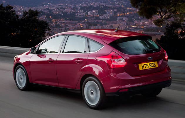 2012 Ford Focus hatchback, rear view