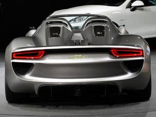 The 918 Concept can operate in either electric mode or gasoline mode, or a blended mode of both, making it a parallel hybrid. This is the more efficient way to create a hybrid car ("series" hybrids aren't as efficient in terms of pure MPG savings). Porsche says there are four modes that the 918 Spyder can drive in, either dialing in more performance or more efficiency per the driver's request.Read More:Research New Porsche CarsHybrid CarsSports Cars