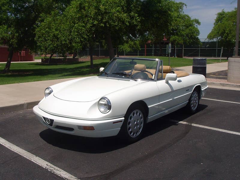 1991 ALFA ROMEO VELOCE SPIDER, super clean 31,000 miles: $14,300.00