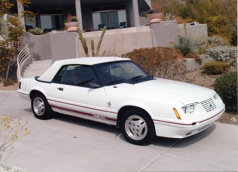 1984 FORD MUSTANG CONVERTIBLE GT350 5.0: $6,820.00