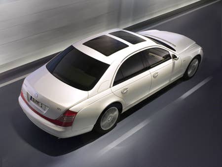 Maybach 57 S in Antiqua White