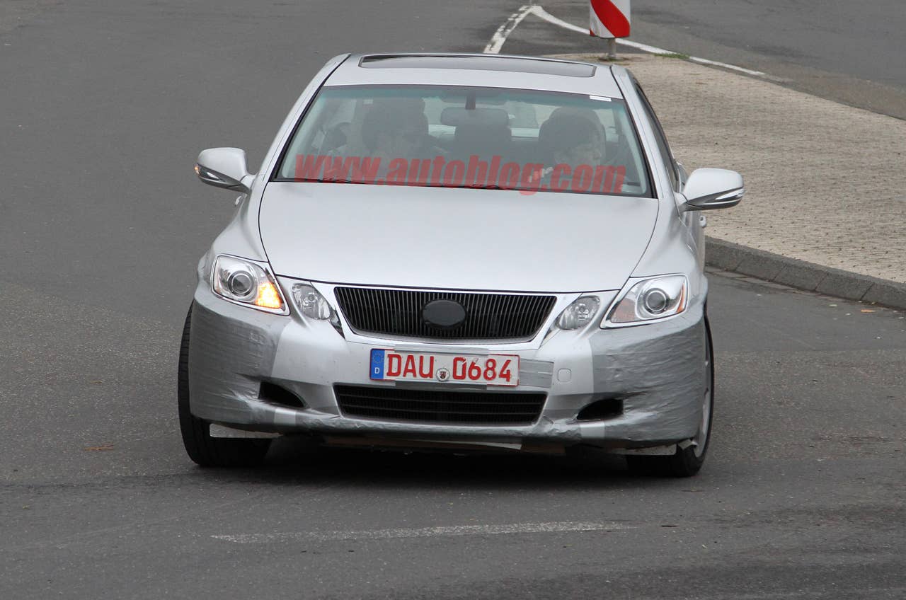 Next-generation Lexus GS spy shots