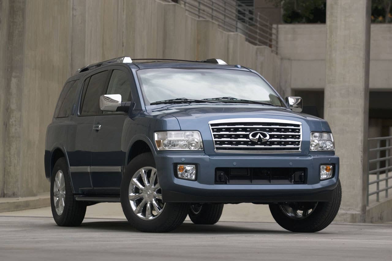 The QX56 is huge, guzzles gas and looks like it was designed by a team of drunken Picasso poseurs.  Driving a QX56 tells your date that you spend no time picking anything based on aesthetics, which will make your date wonder why you picked him or her to begin with. Unfortunately, if you already own this hulking utility vehicle, there isn't exactly a market for really expensive used SUVs, so you can always date other QX56 owners - if you can find them.