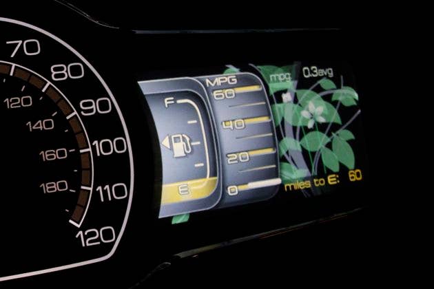 Lincoln MKZ Hybrid gets updated SmartGauge with apple blossoms