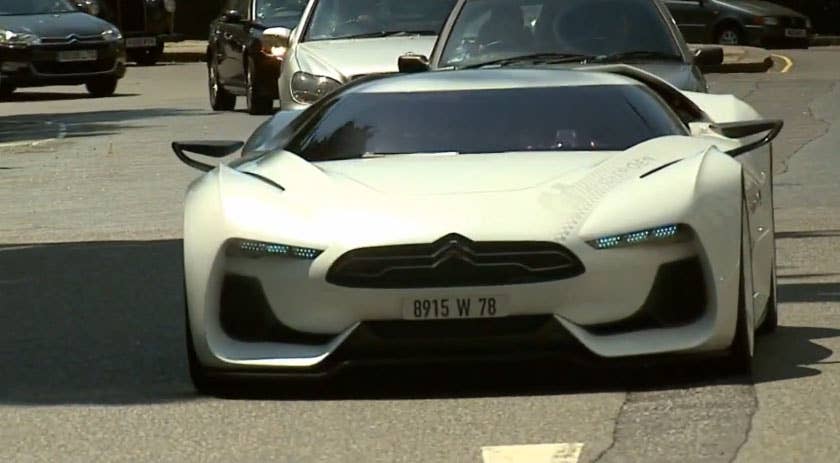 And if you save enough money you might be able to buy one of these: the GTbyCitroen. £1.1 million ($1.83 million USD) gets you more exclusivity and wackier looks than a Veyron or Reventon. If you want to see what kind of looks you might get when you drive it, check out this vid of the GT on a bitumen-hugging tour of London...[Thanks for the tip, John]