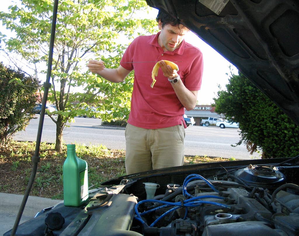 Motor oil is the biggest problem area. 32 percent of vehicles had oil that was either dirty, low, or overfull. Photo by squashpicker | CC 2.0