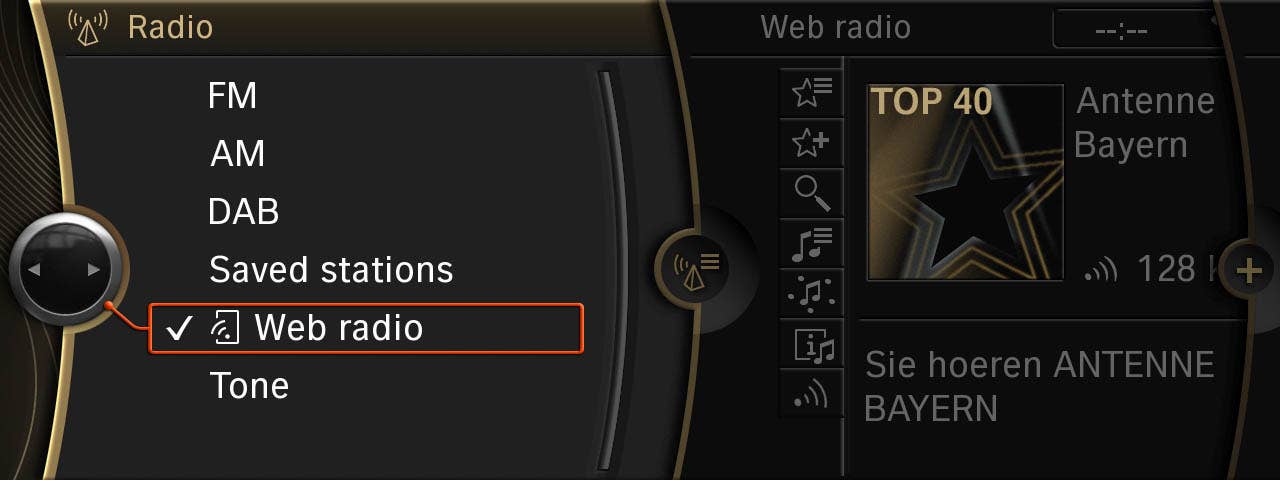 BMW ConnectedDrive: BMW Apps - The webradio of the app "BMW Connected" (11/2010)