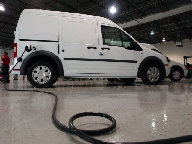 ford transit connect electric van