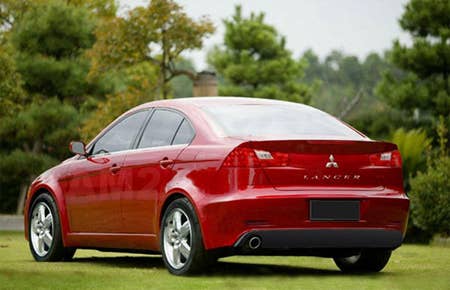 Spy Shots: 2008 Mitsubishi Lancer - Autoblog