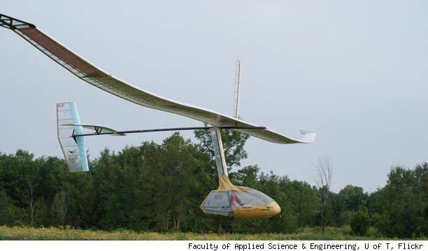 The Snowbird was designed to fly at just 16 MPH so it could remain airborne solely under human power.