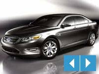 silver 2010 Ford Taurus front