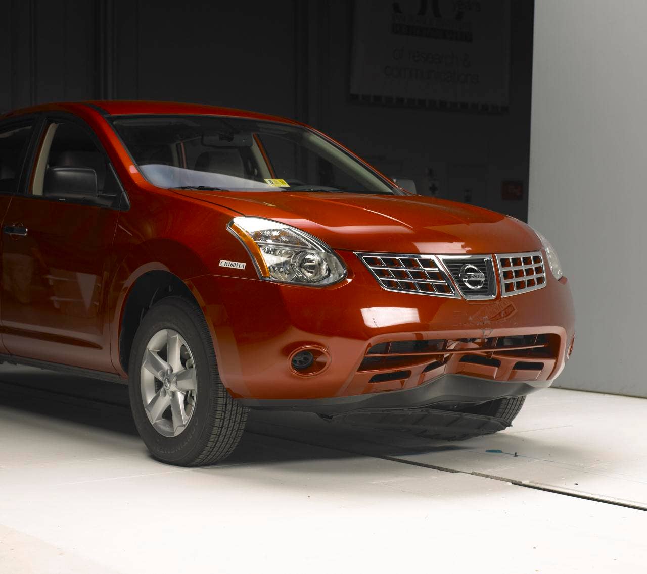 IIHS Small Car Bumper Damages. Nissan Rogue