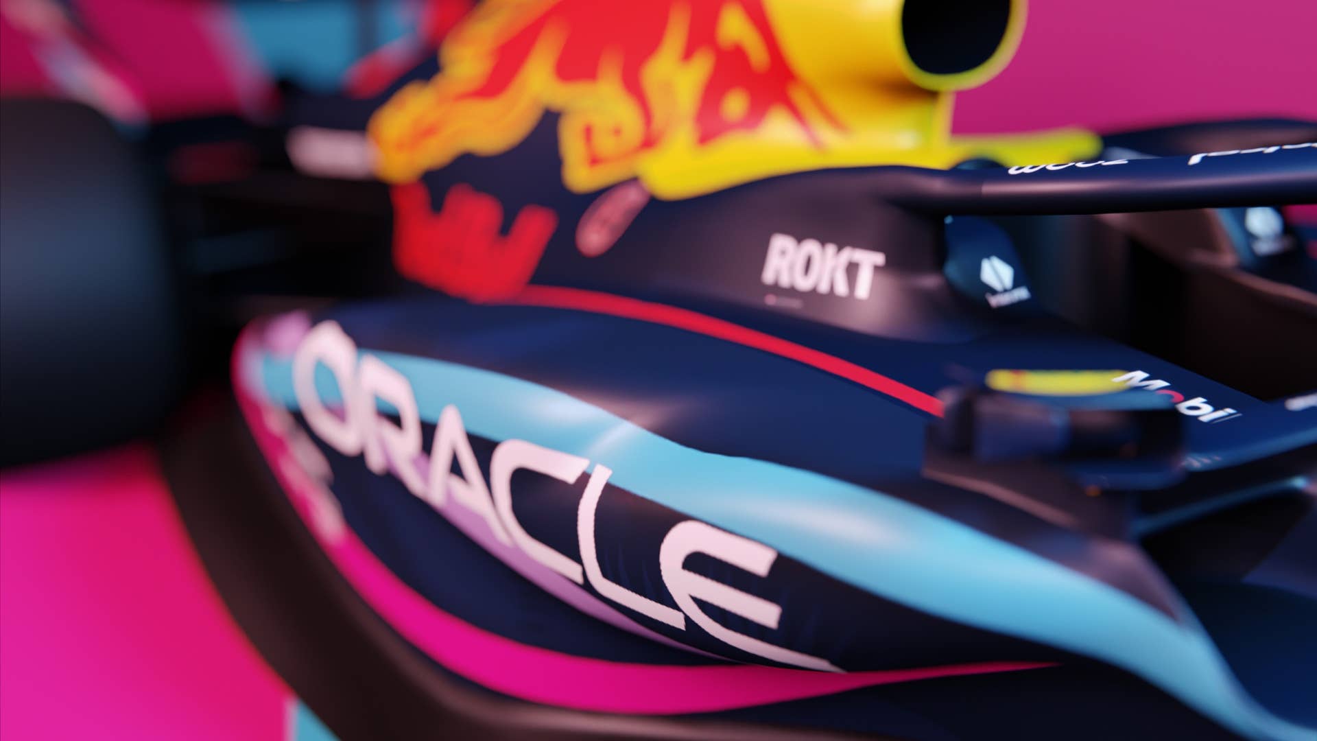 Formula one car RB19 has been captured during the project Make Your Mark in Miami, Florida, United States on April 28, 2023. // Red Bull Racing / Red Bull Content Pool // SI202305020348 // Usage for editorial use only //