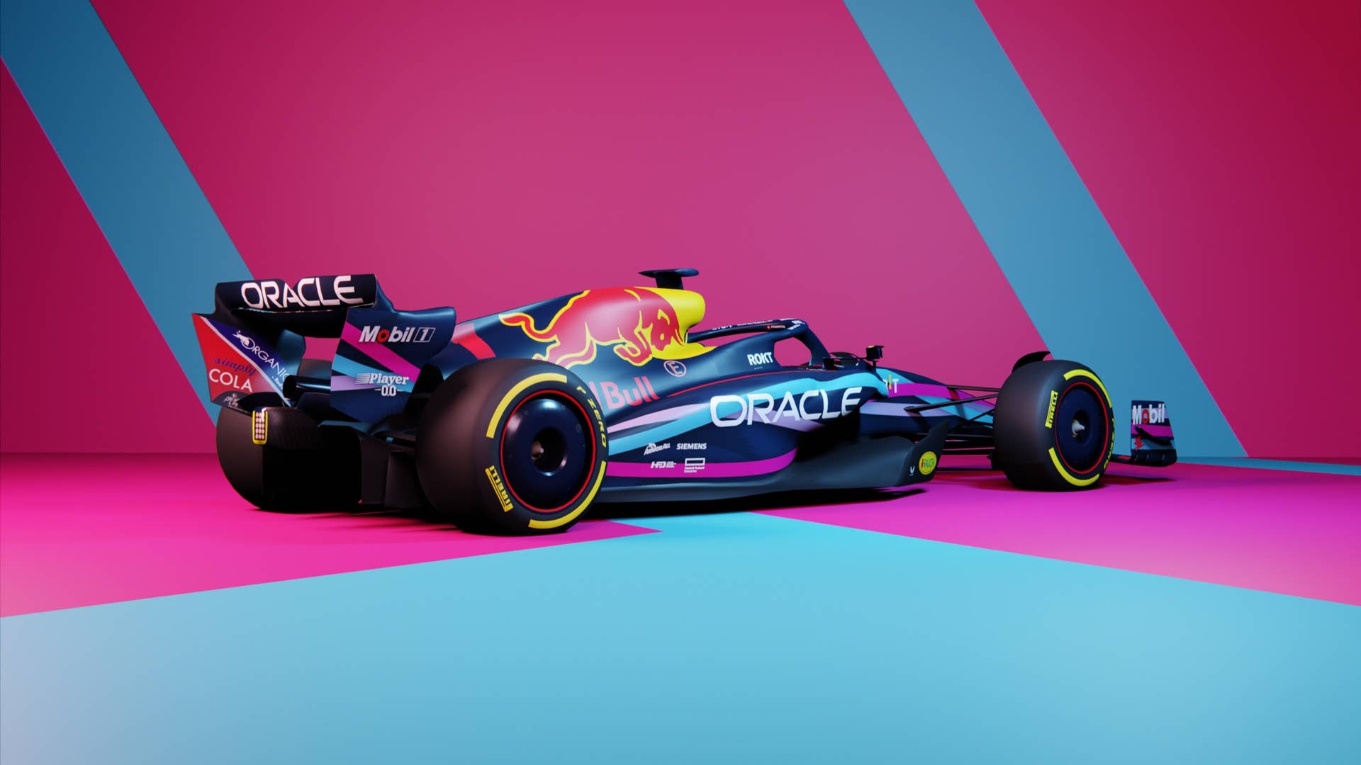 Formula one car RB19 has been captured during the project Make Your Mark in Miami, Florida, United States on April 28, 2023. // Red Bull Racing / Red Bull Content Pool // SI202305020344 // Usage for editorial use only //