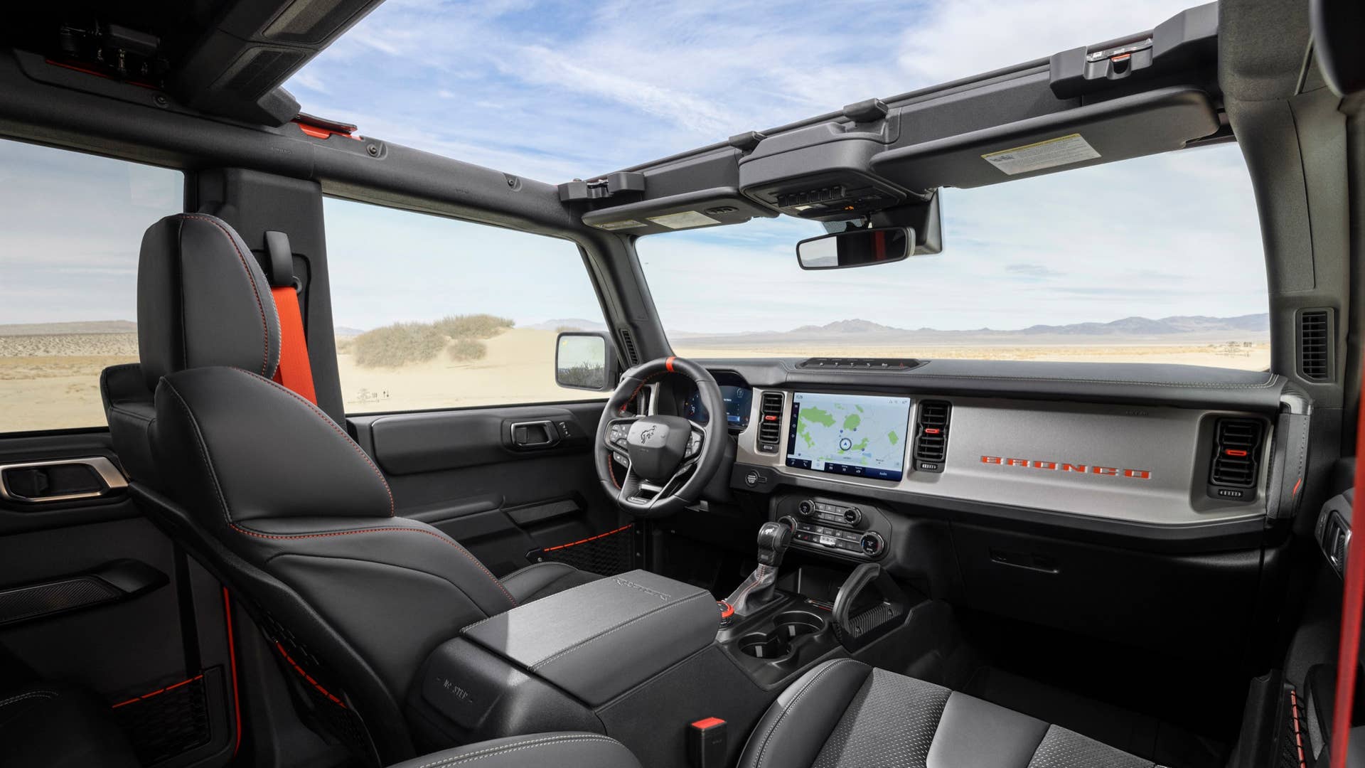 2022 Ford Bronco Raptor interior