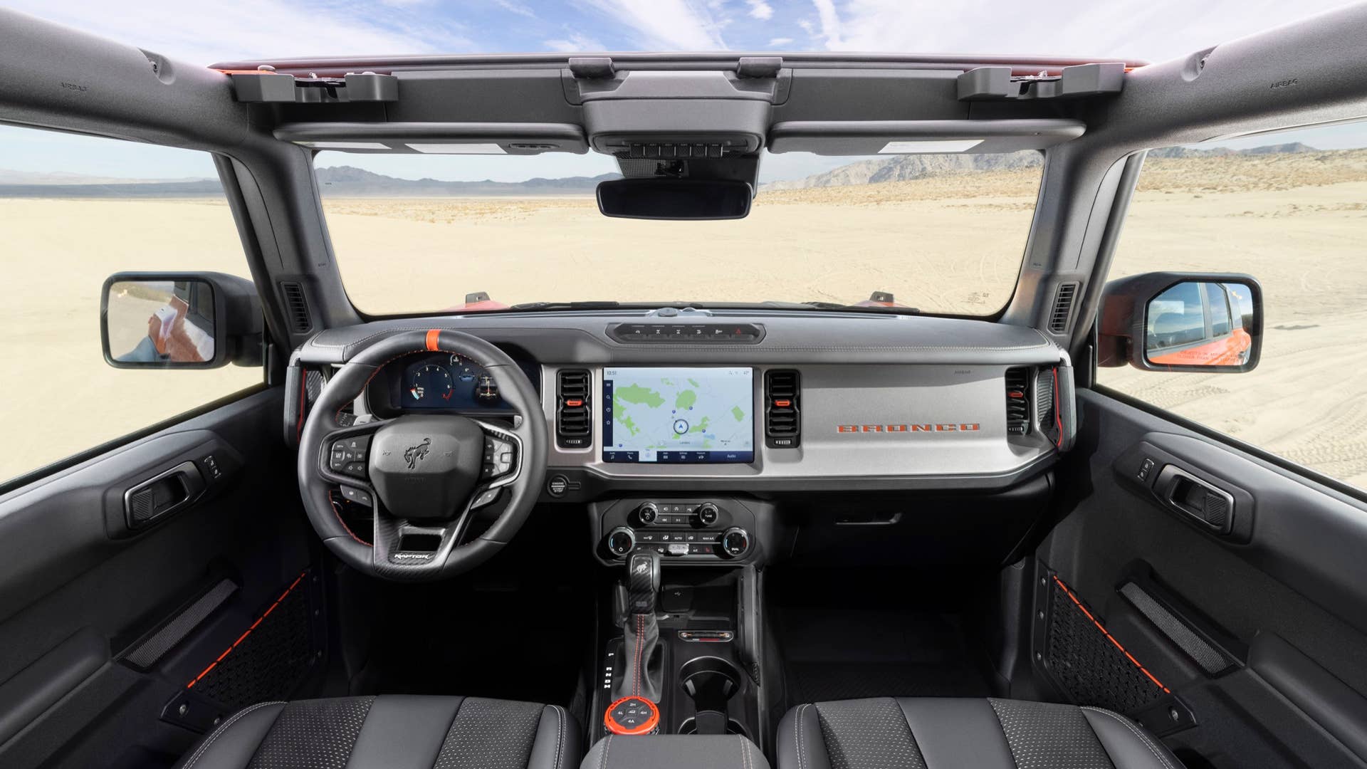 2022 Ford Bronco Raptor interior