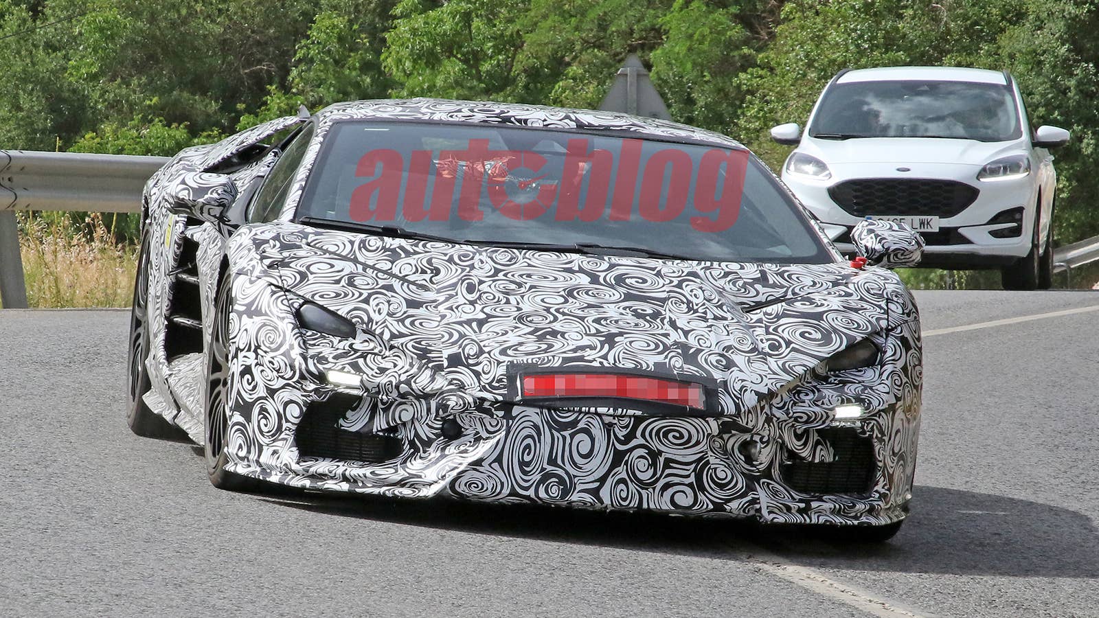 Lamborghini supercar prototype