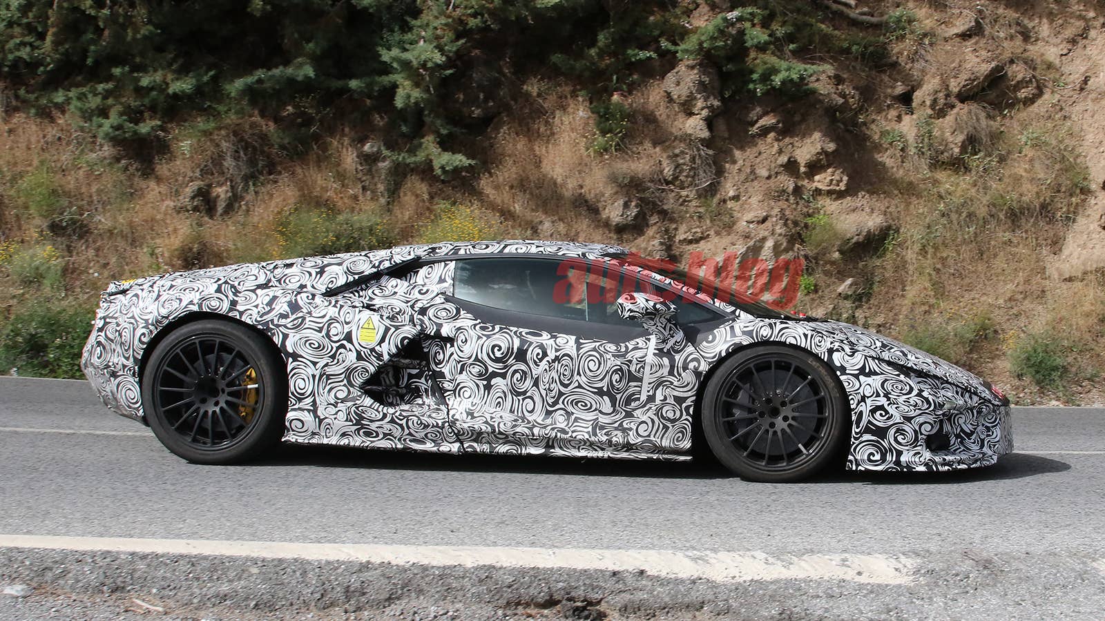 Lamborghini supercar prototype