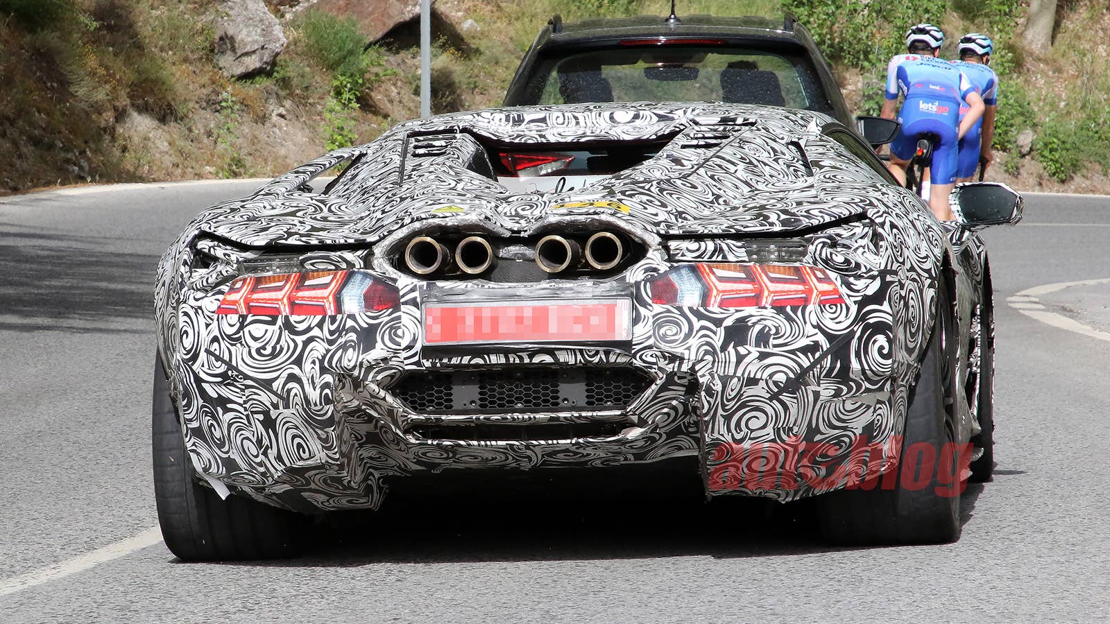Lamborghini supercar prototype