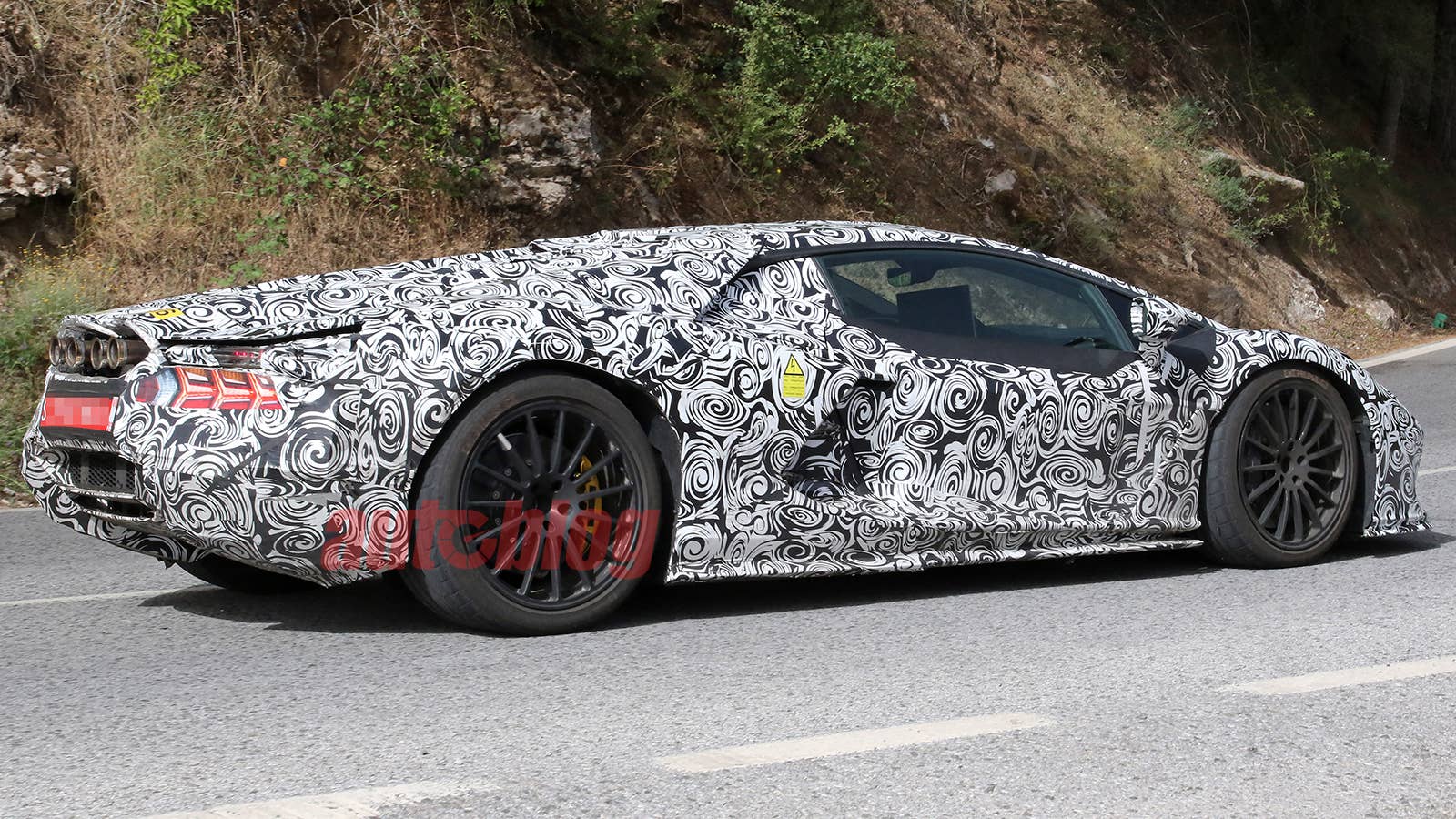 Lamborghini supercar prototype