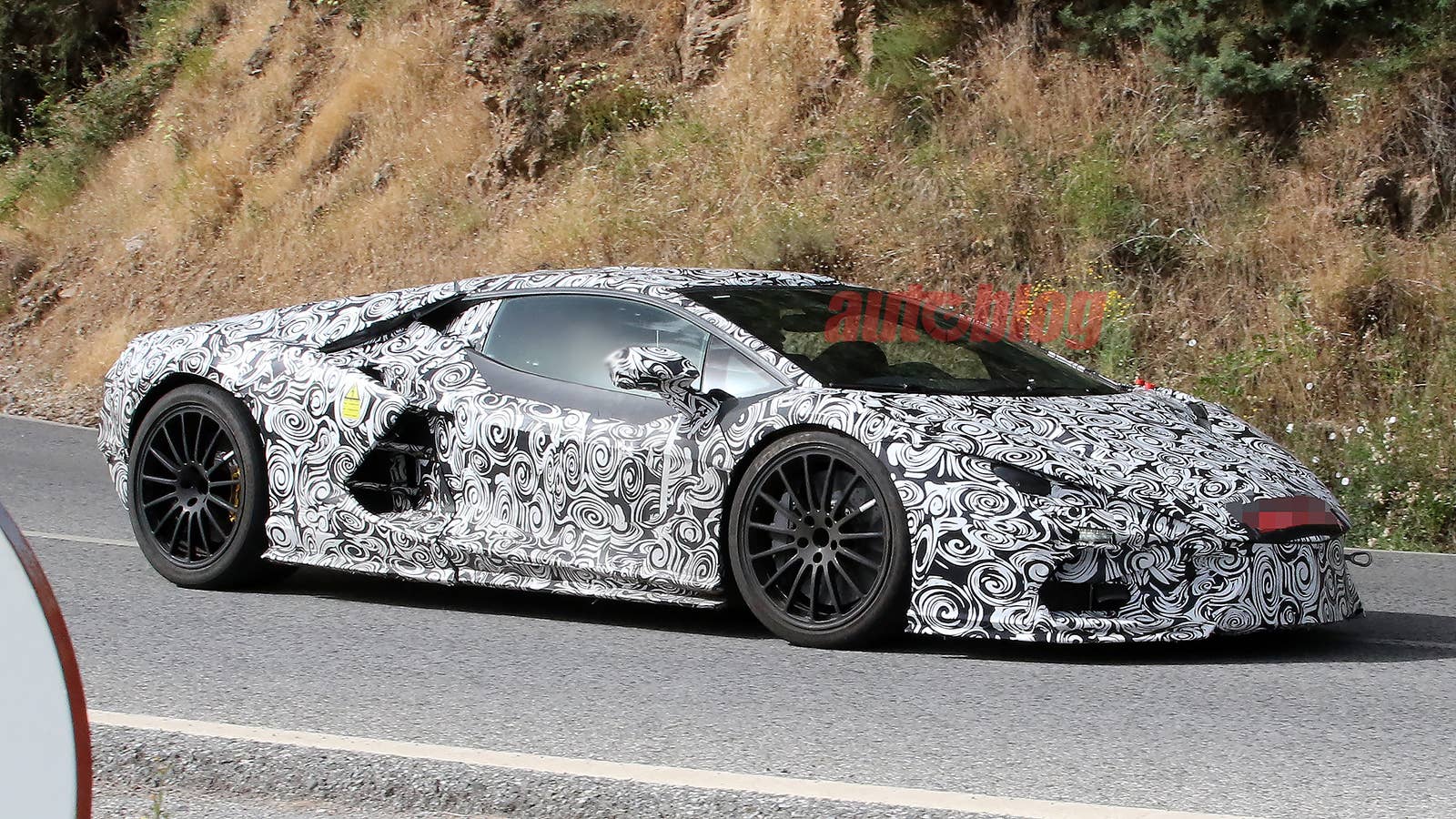 Lamborghini supercar prototype