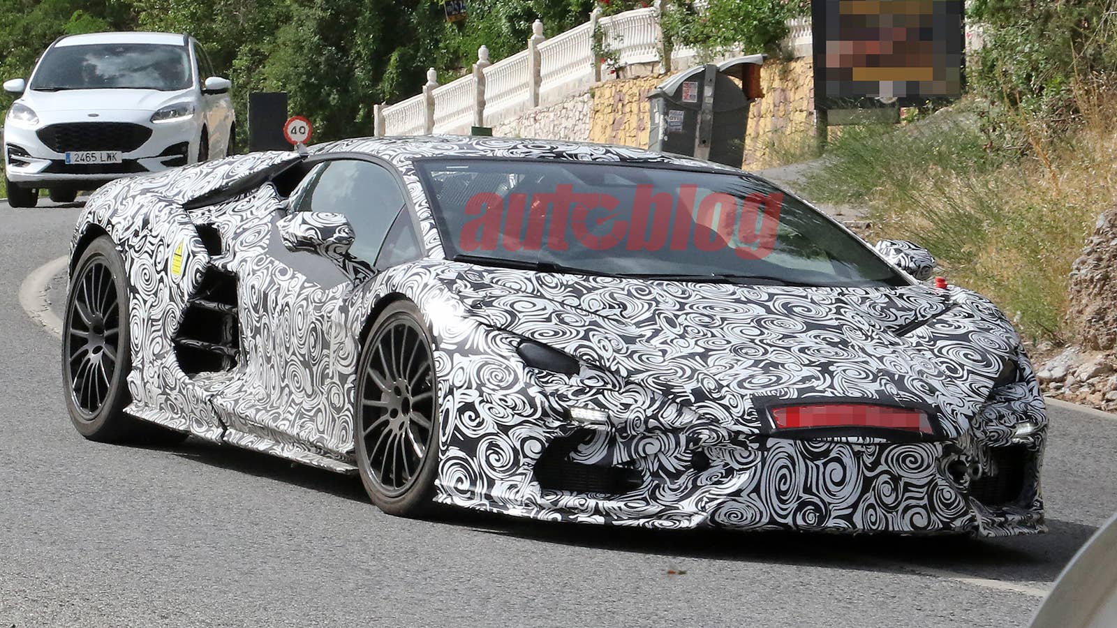 Lamborghini supercar prototype