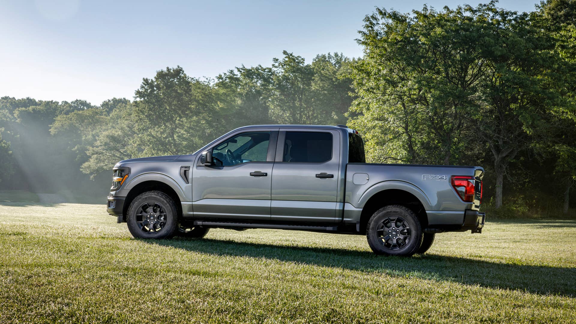 2024 Ford F-150 preproduction model shown with optional equipment. Available early 2024. Actual production vehicle may vary. Professional driver on closed course. Always consult the Owner’s Manual before off-road driving, know your terrain and trail difficult, and use appropriate safety gear.