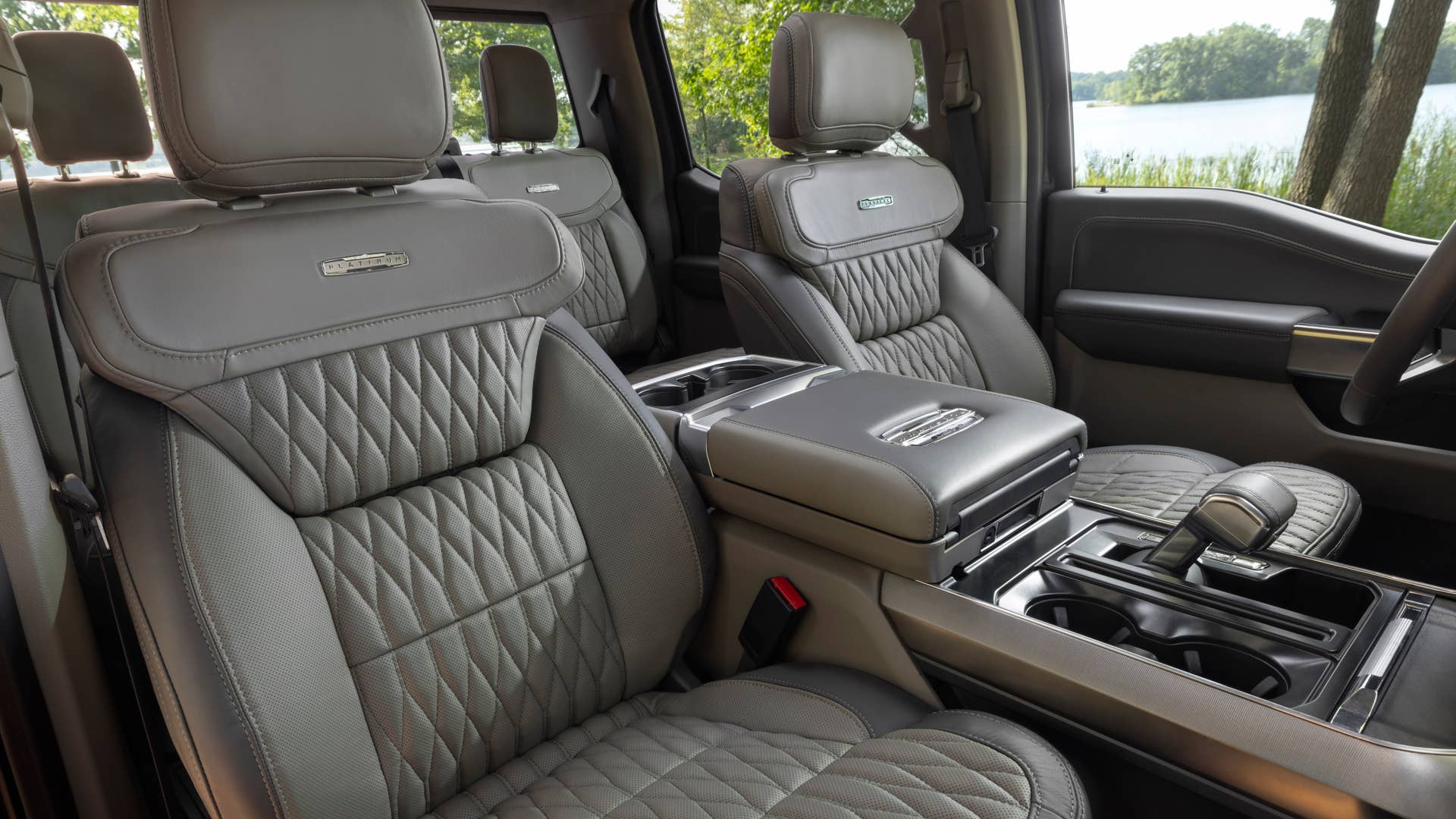 2024 Ford F-150 preproduction model with Ford accessories shown. Available early 2024. Actual production vehicle may vary.  Pro Access Tailgate available Spring 2024.