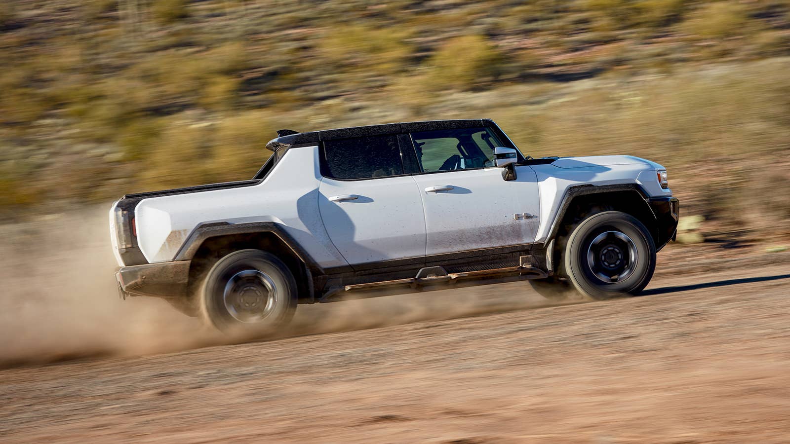 The 2022 GMC HUMMER EV Pickup uses three motors within two Ultium drive units to provide its e4WD.
