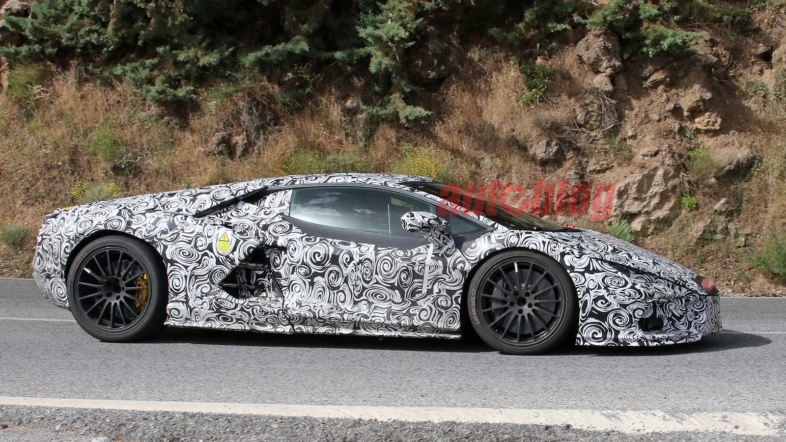Lamborghini supercar prototype