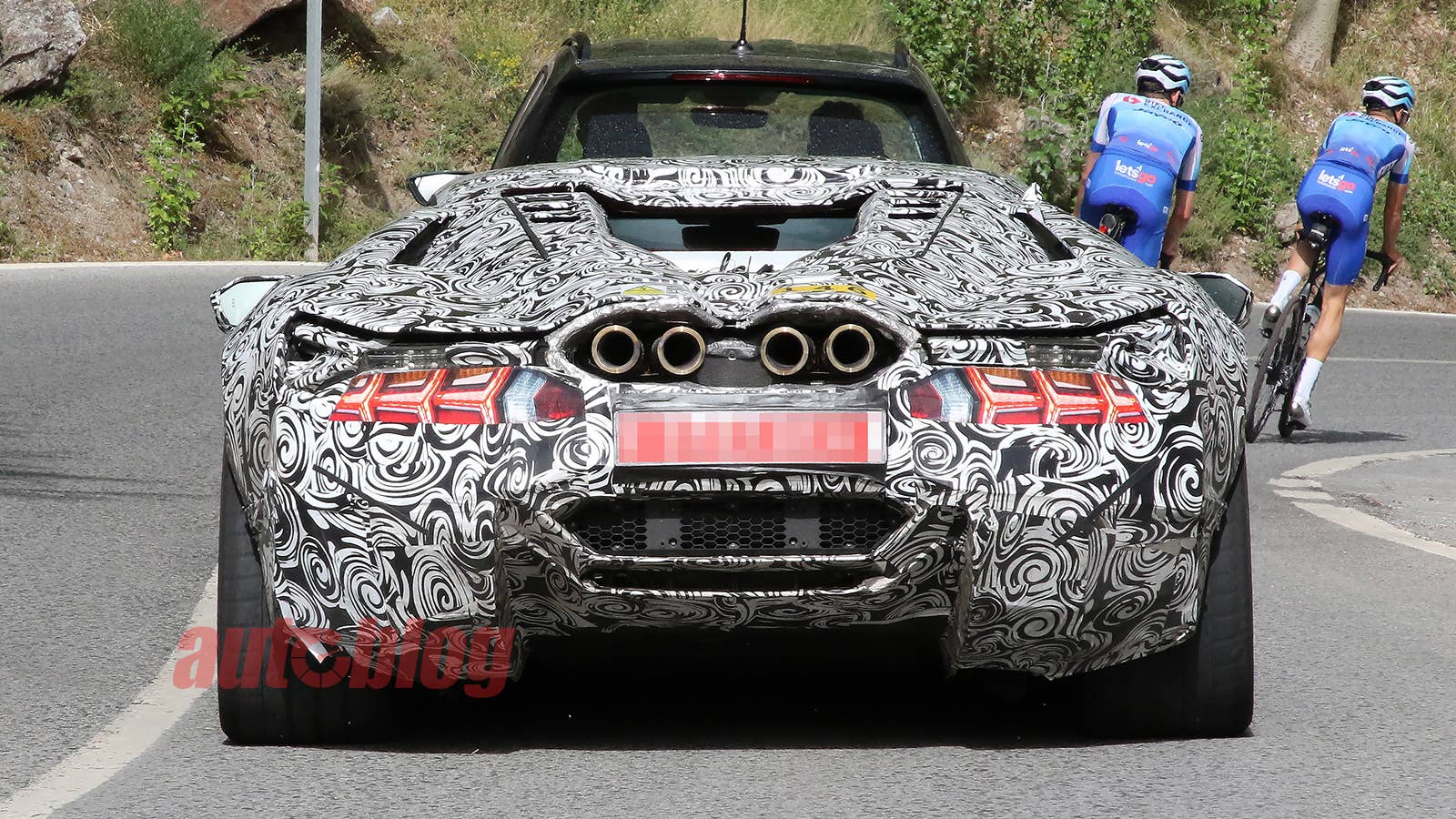 Lamborghini supercar prototype