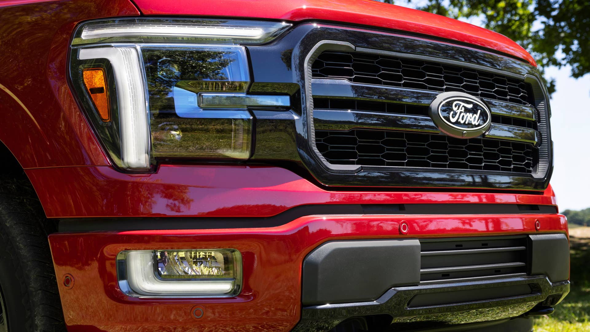 2024 Ford F-150 preproduction model shown with optional features. Available early 2024. Actual production vehicle may vary.