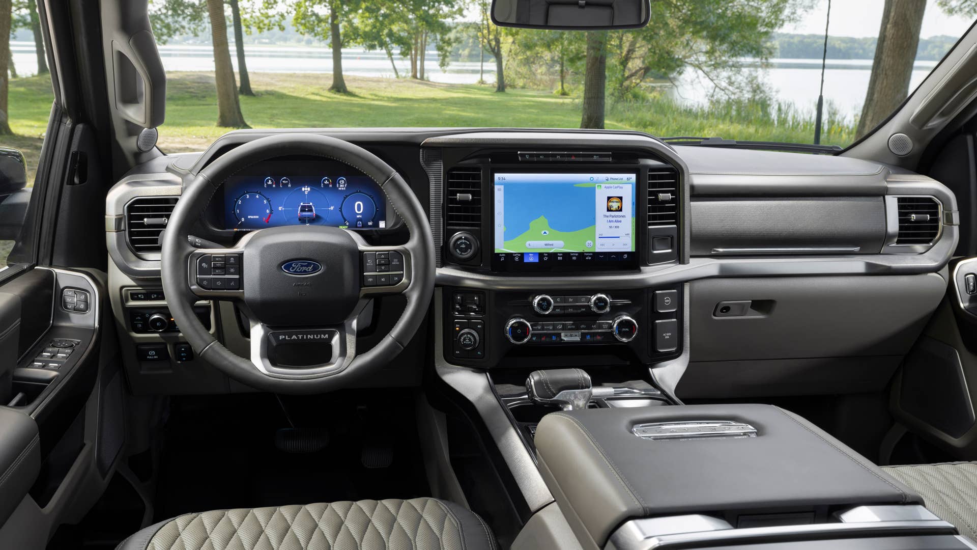 2024 Ford F-150 preproduction model with Ford accessories shown. Available early 2024. Actual production vehicle may vary.  Pro Access Tailgate available Spring 2024.