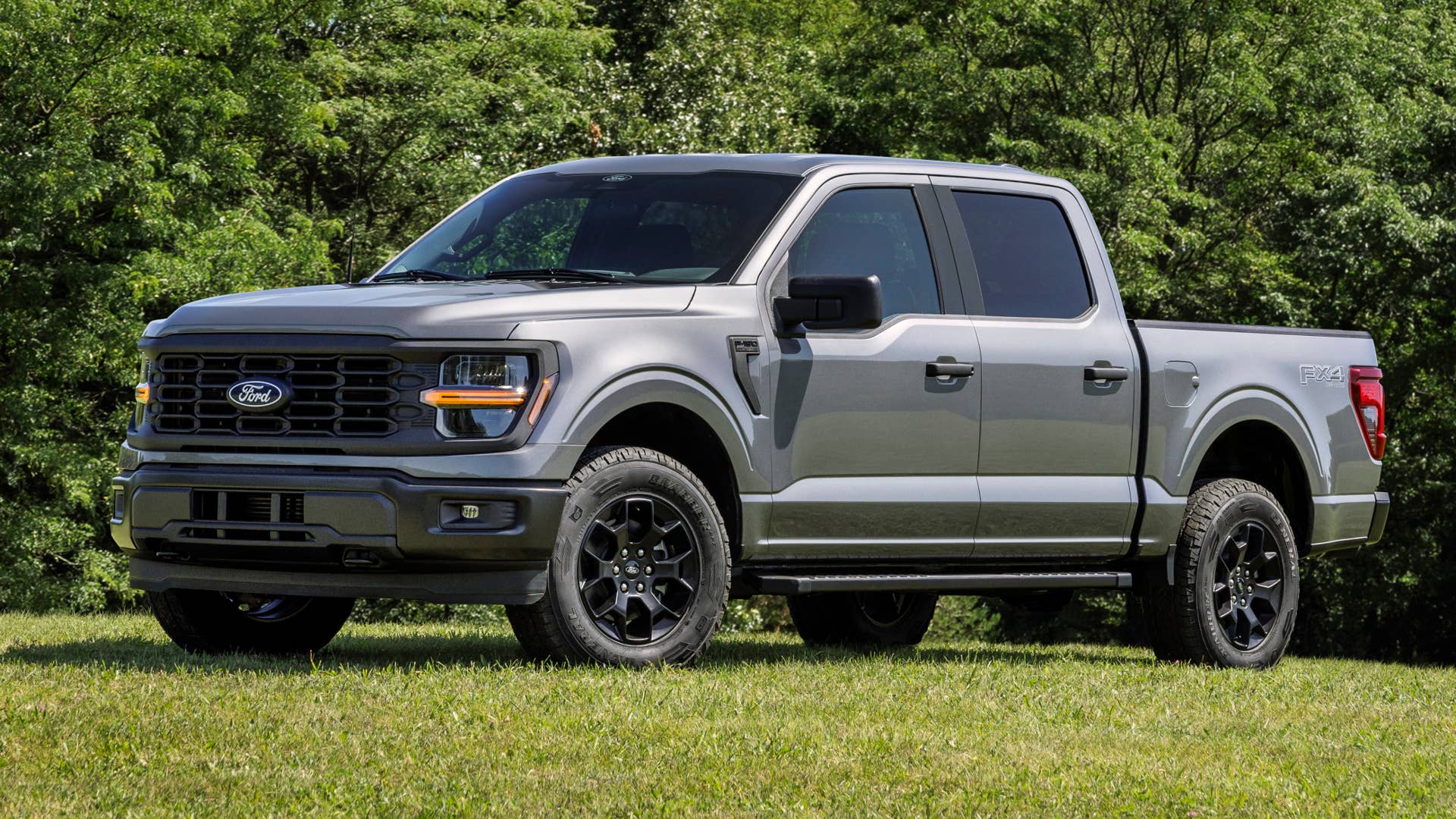 2024 Ford F-150 preproduction model shown with optional equipment. Available early 2024. Actual production vehicle may vary. Professional driver on closed course. Always consult the Owner’s Manual before off-road driving, know your terrain and trail difficult, and use appropriate safety gear.
