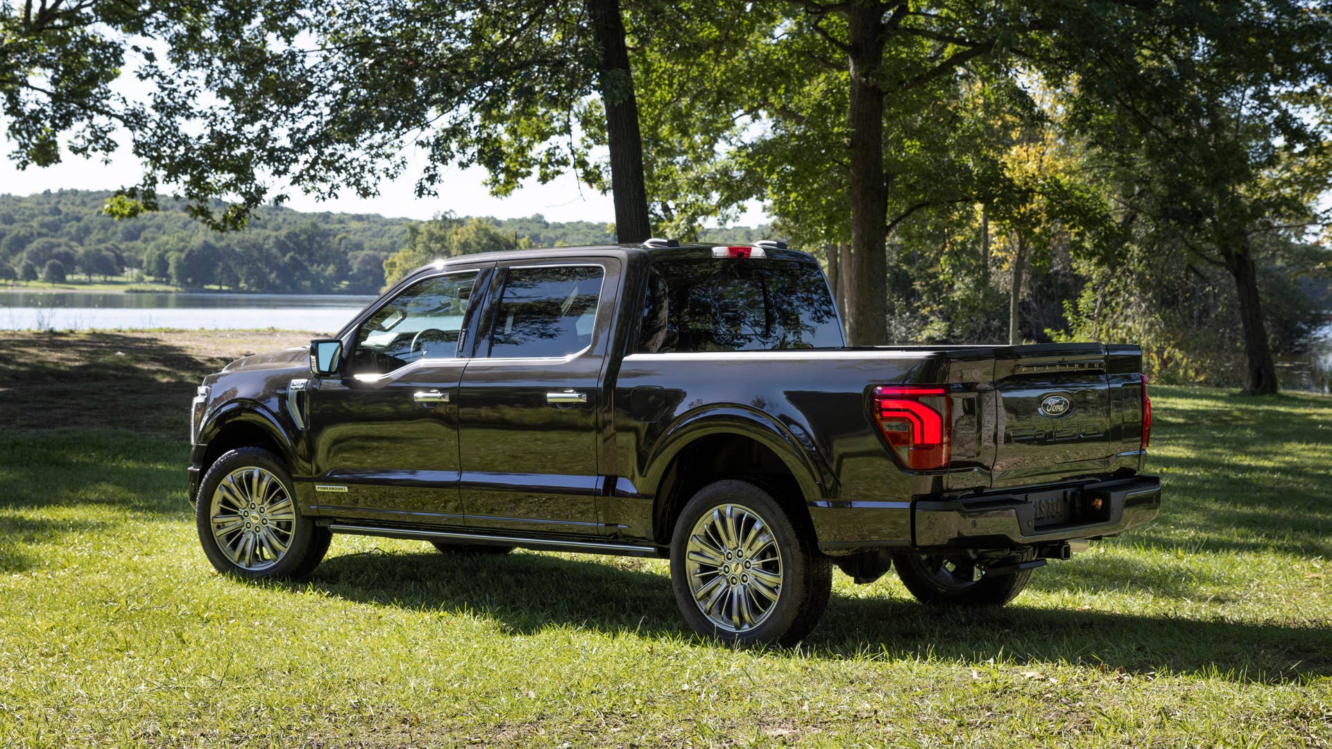 2024 Ford F-150 preproduction model with Ford accessories shown. Available early 2024. Actual production vehicle may vary.  Pro Access Tailgate available Spring 2024.