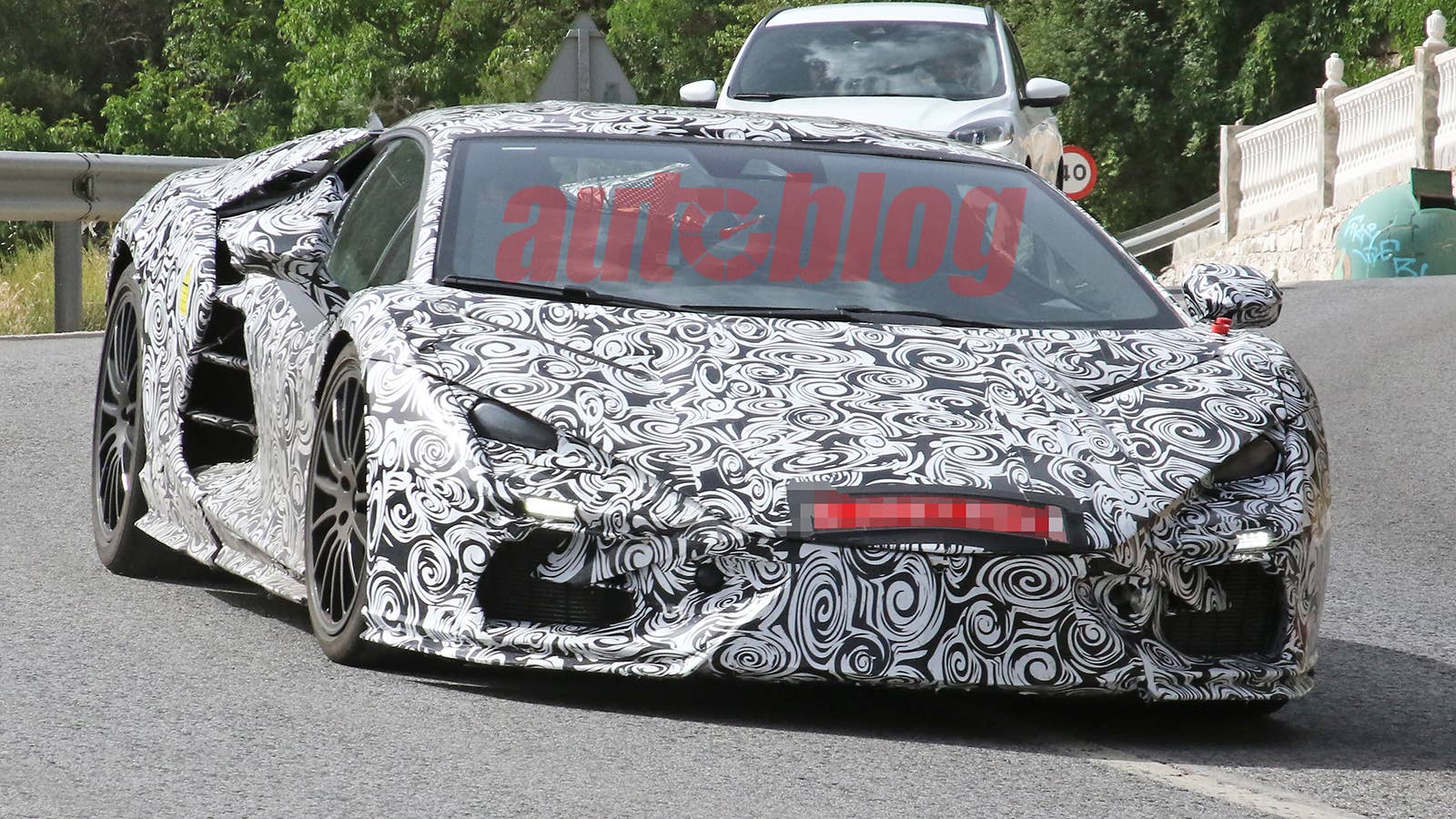 Lamborghini supercar prototype