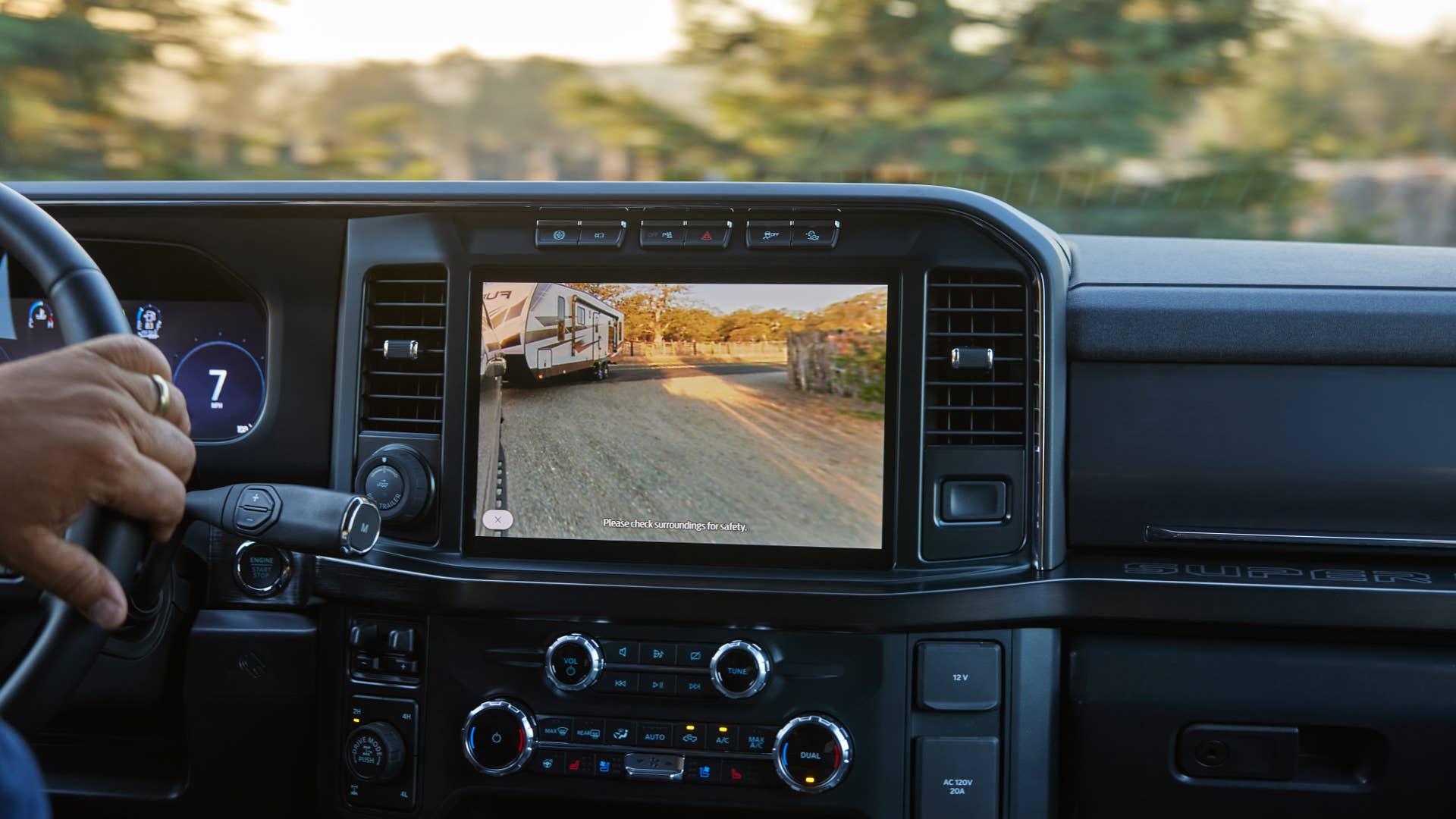 Preproduction model shown with available features. Available early 2023.