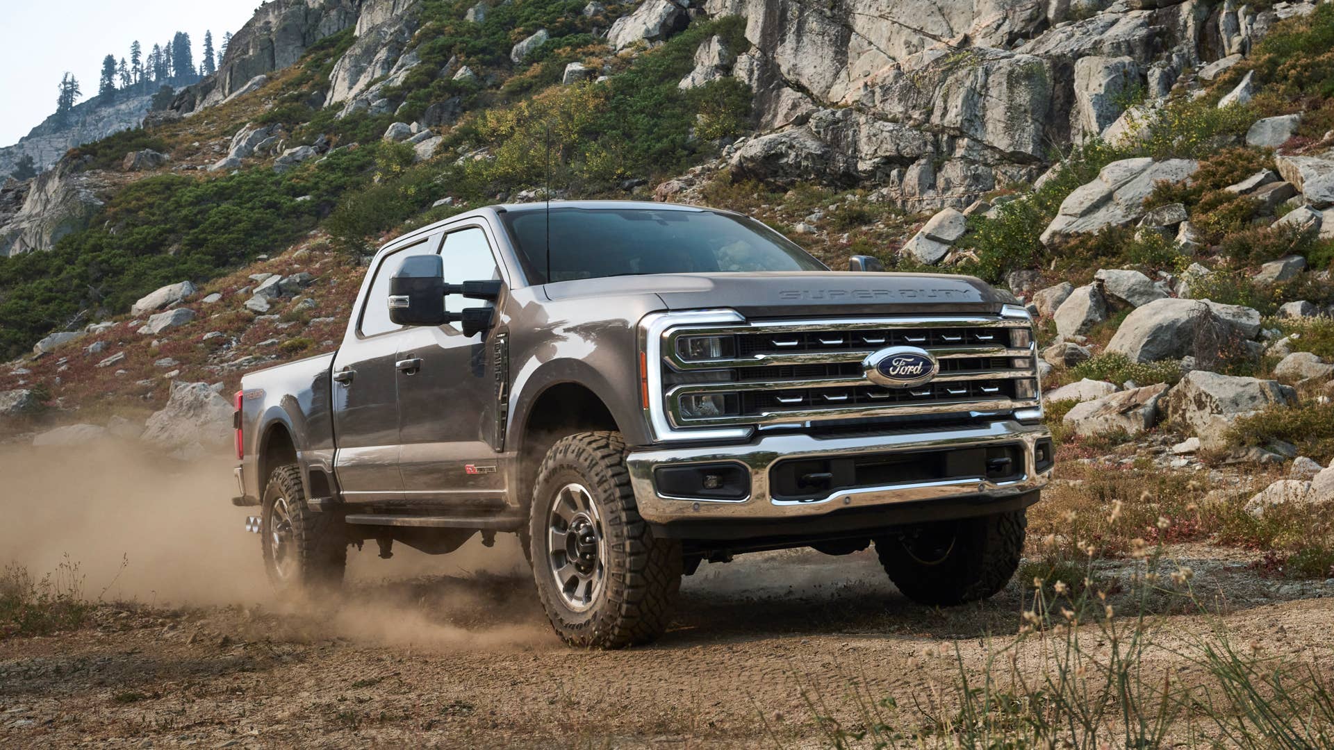 Available early 2023. Preproduction model shown with available features. Professorial driver on closed course. Always consult the Owner’s Manual before off-road driving, know your terrain and trail difficult, and use appropriate safety gear.