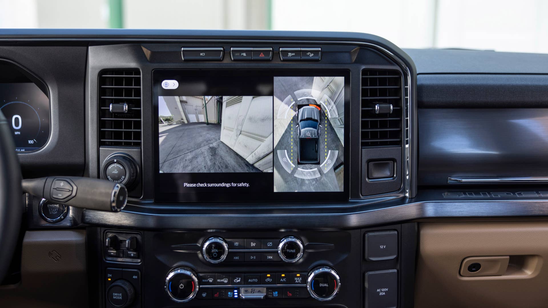 Requires 360-degree Camera Package. Preproduction model shown with available features. Available early 2023.