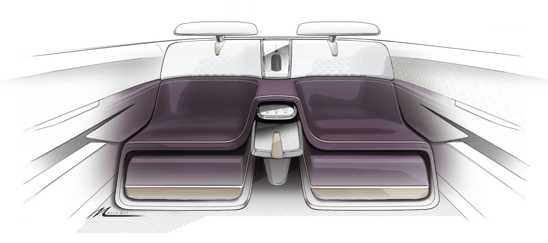 Lincoln Concept vehicle. Not available for purchase.