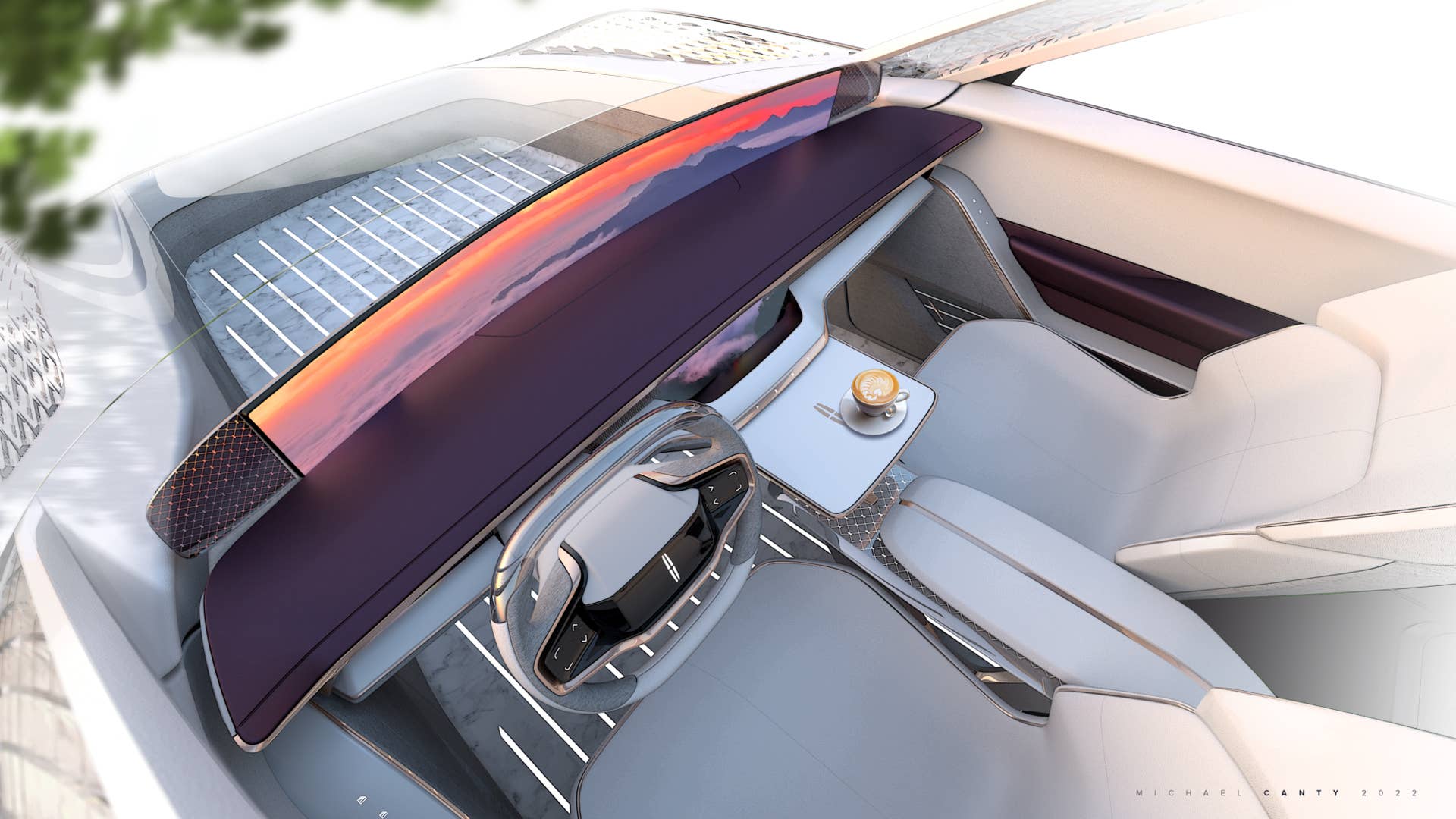 Lincoln Concept vehicle. Not available for purchase.